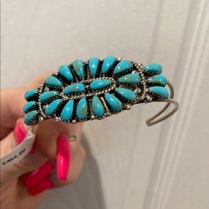 🛑SOLD🛑Sterling silver Turquoise Cuff Bracelet